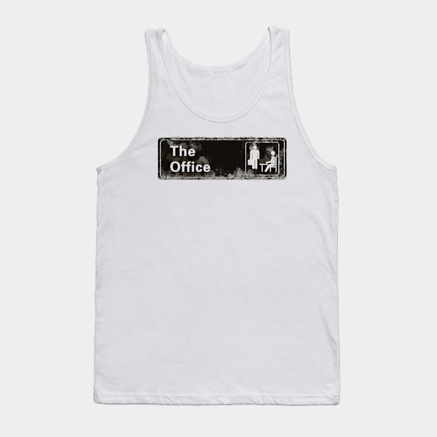 The Office - Logo - TV Show - White T-Shirt Tank Top by truefriend